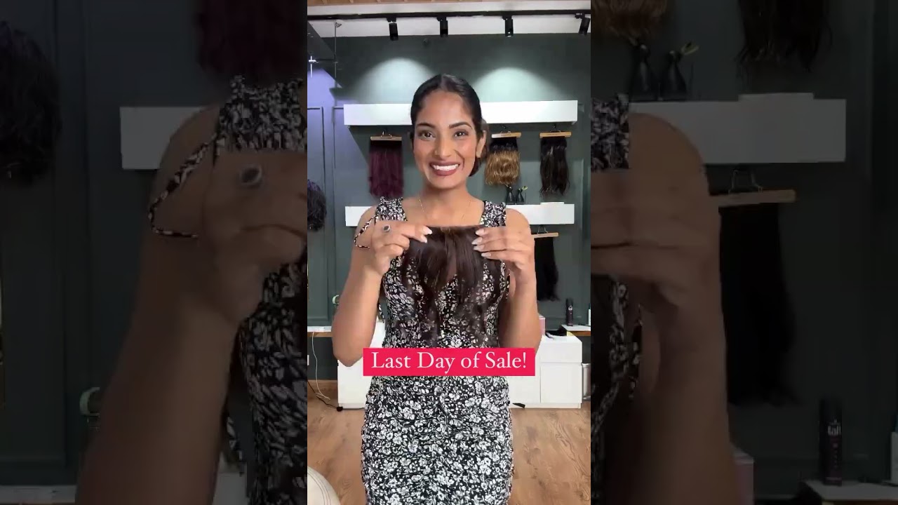 Last day of SALE! Get FLAT 33% OFF on all hair extensions only @hairoriginals website. 