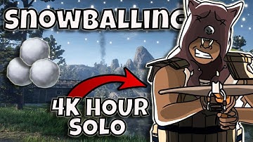 Rust Console- A 4000 HOUR SOLO SNOWBALLS