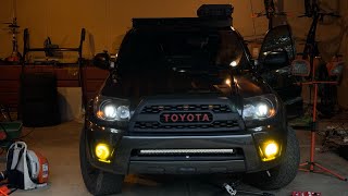 How to install Lasfit switchback fog lights on 2007 Toyota 4Runner sr5 #4runner