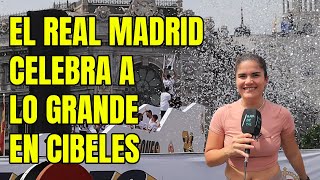 ASÍ FUE LA CELEBRACIÓN DEL REAL MADRID EN CIBELES