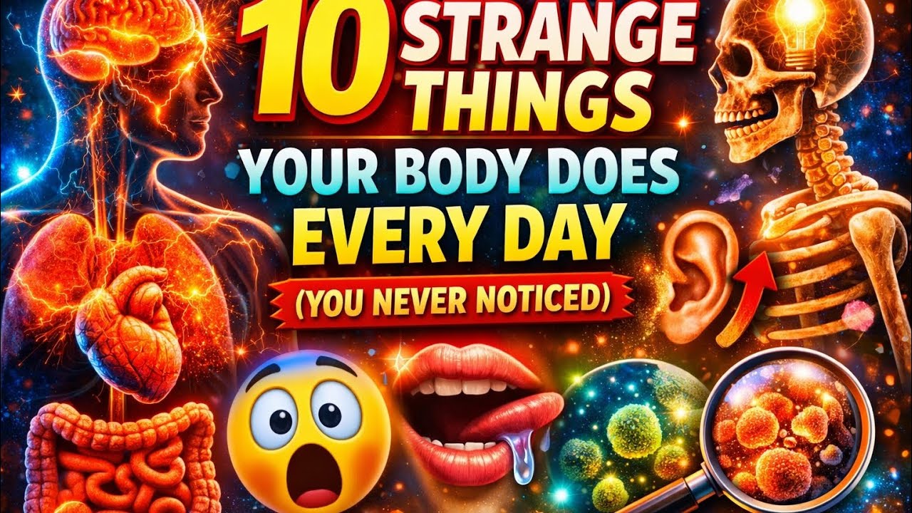 10 Strange Things Your Body Does Every Day (You Never Noticed)