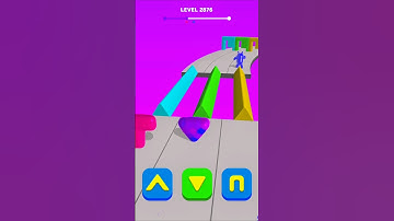 Blob Shifter 3D Level 2876 | Cubic Gaming #shorts #youtubeshorts #gaming