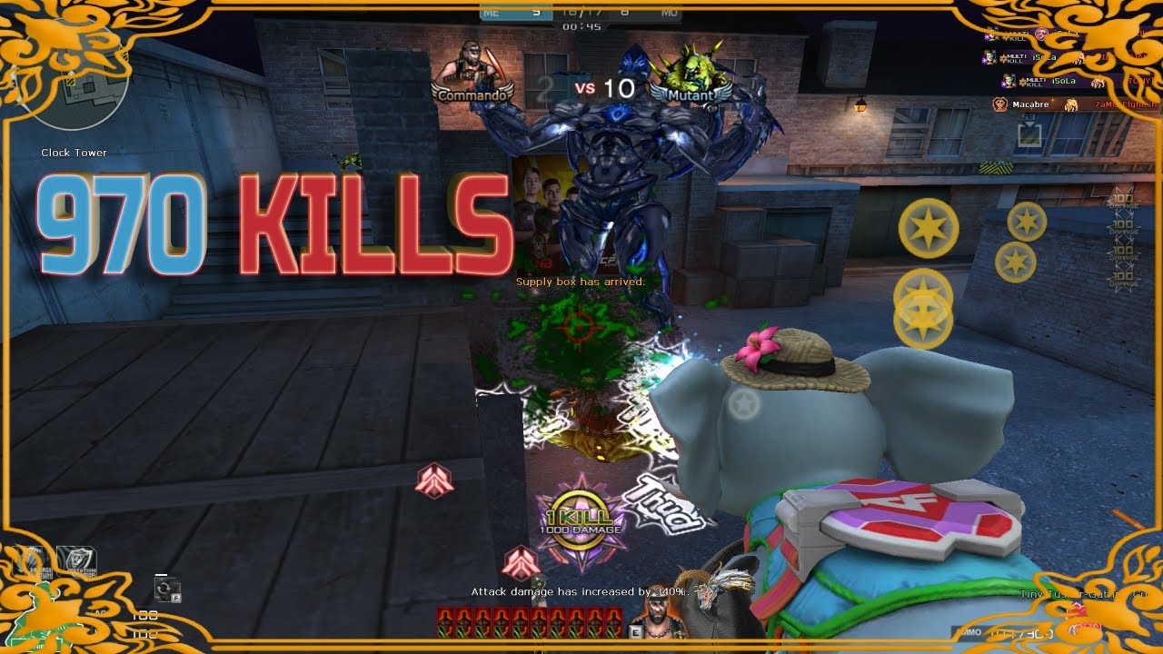 Tiny Tusker-Gatling Gun -Hero Mode X -Full GamePlay : CrossFire West ...