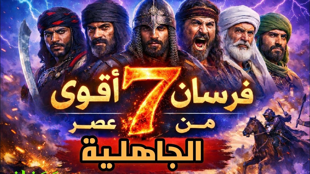 قصص أقوى سبعة فرسان محاربين في عصر الجاهلية قبل الإسلام  - قصص مميزة و رائعة 