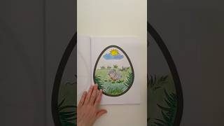 Relaxing coloring Easter page.