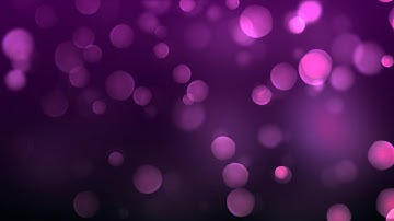 Beautiful Purple Violet Blurred Bokeh Motion | Free Animation Background