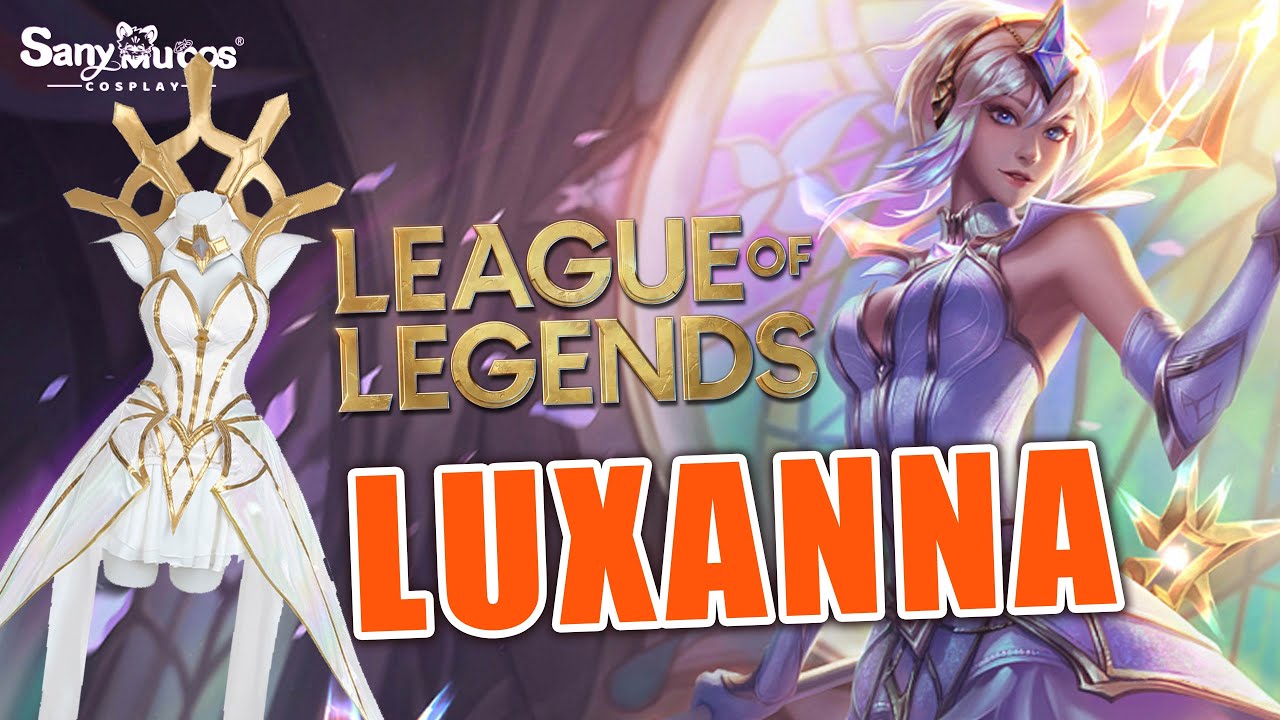 【SanyMuCos】League of Legends Elementalist Lux Cosplay Costume Detail Show