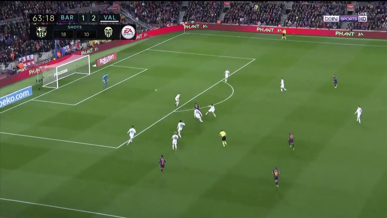 Leo Messi equaliser Goal Vs Valencia, passionate celebration 🔥 YouTube