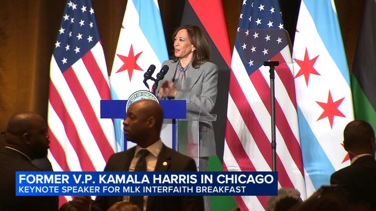 VP Kamala Harris tells Chicagoans to 'Bear down' at MLK breakfast