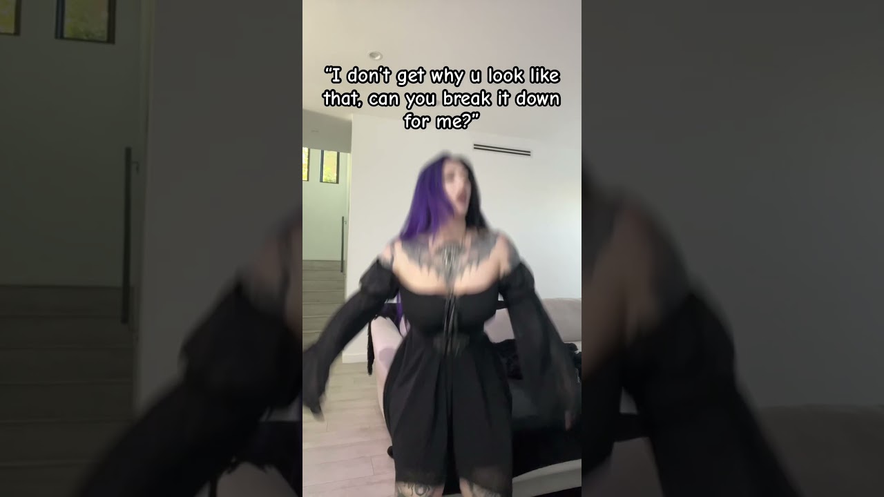 I have always looked this way tbh😂 hope this helps💀💜👻⚰️🕸️⛓️🖤