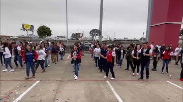 CHA CHA SLIDE  - FLASHMOB YPG - TEXAS 🇺🇸