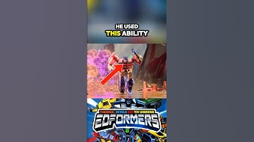 Optimus Prime got this ability because of the Matrix in Transformers One ! #edformers #transformers