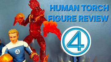 Marvel Legends | Fantastic Four First Steps | Human Torch & Johnny Storm Action Figure Review 
