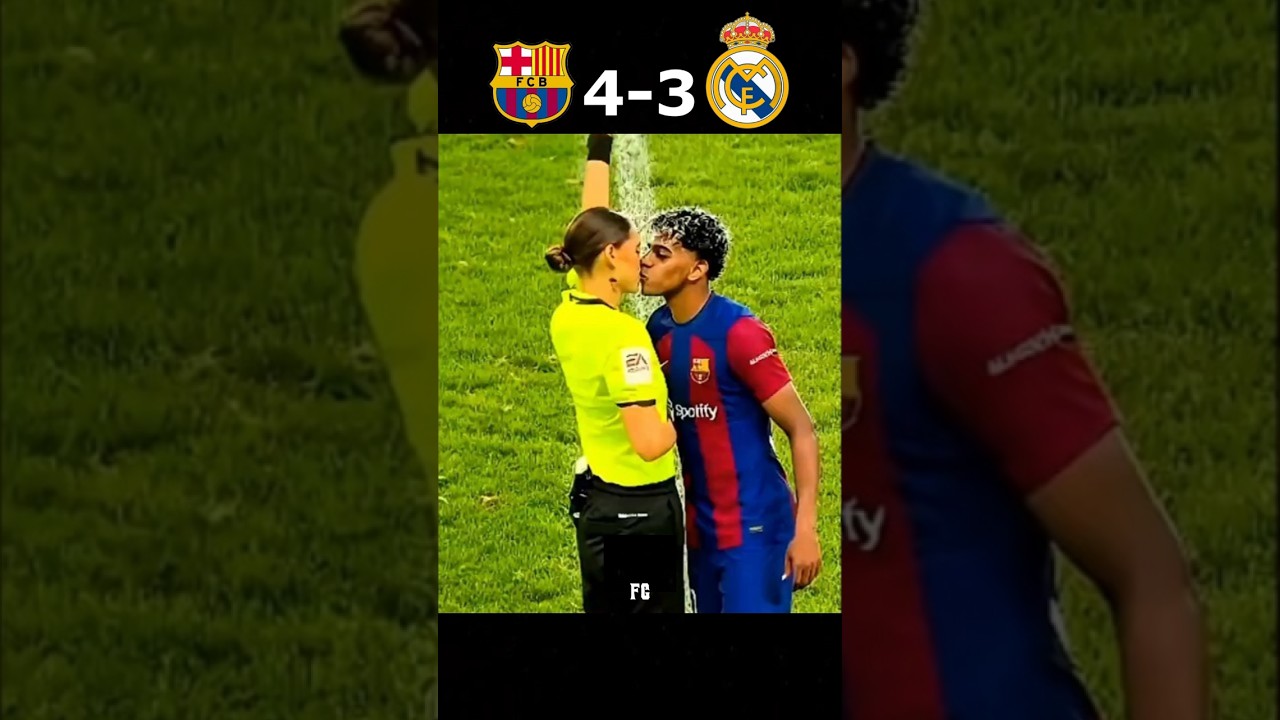 BARCELONA vs REAL MADRID 🔥 Full match highlights |  El Clásico 2026 #shorts