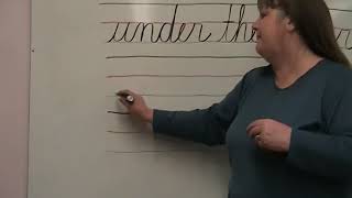Lesson 15 Cursive R