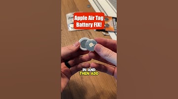 TRICK to Replace Apple Air Tag Battery #shorts