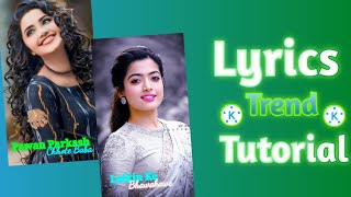 Photo+ couple Lyrics+ Ink Splash Video edit in 4 minutes|| How To Edit Lyrics + ink Splash screenshot 4