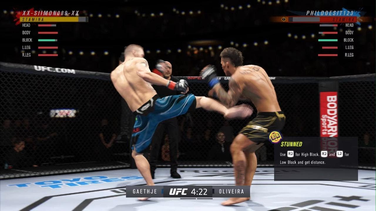 UFC 4 don't taunt if you're gonna lose YouTube