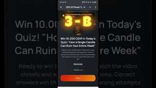 CEX.IO power tap today quiz 09/04/2025