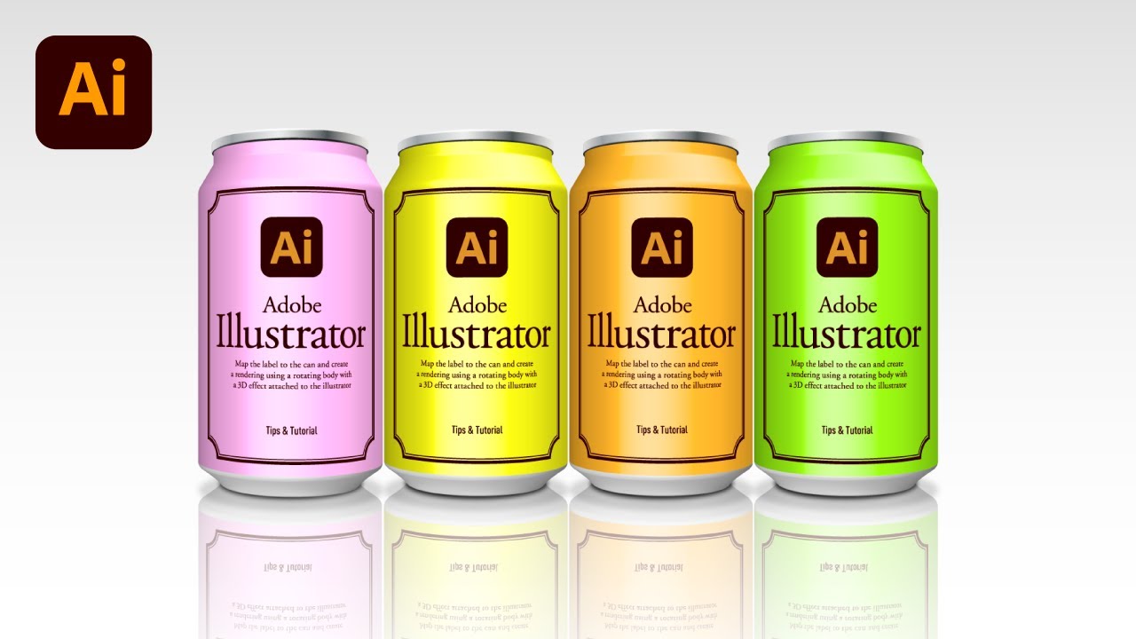 Illustrator Tutorial 実践でも使えるアルミ缶のパッケージデザイン Adobe Illustrator Cc 21 Youtube Illustrator Tutorial 実践でも使えるアルミ缶のパッケージデザイン Adobe Illustrator Cc 21 Youtube