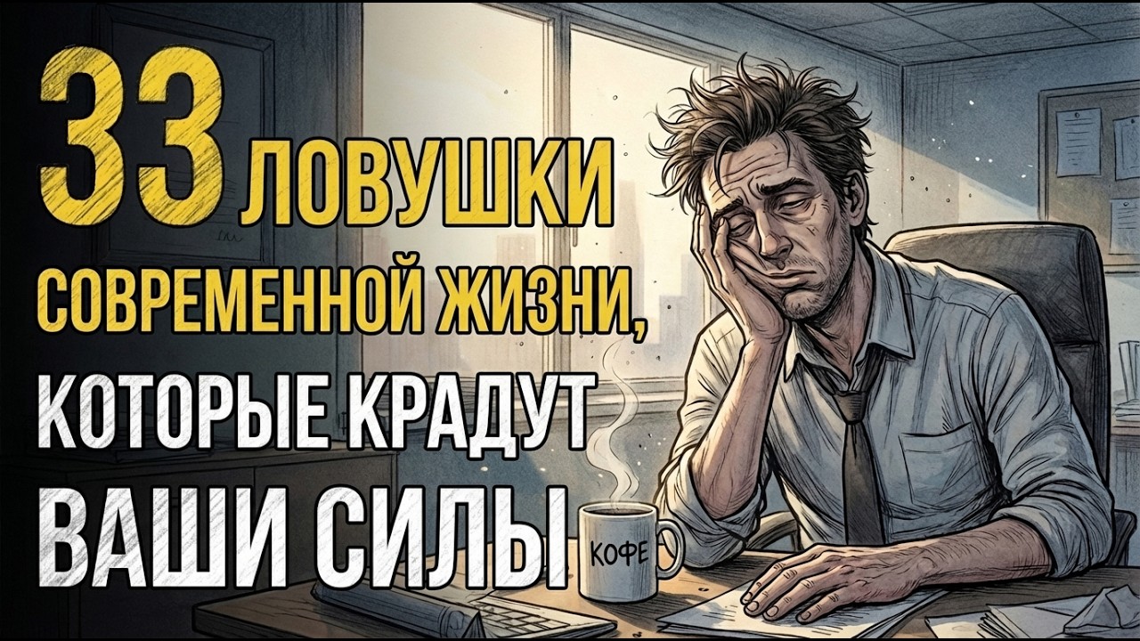 33 способа, как современный мир держит нас уставшими