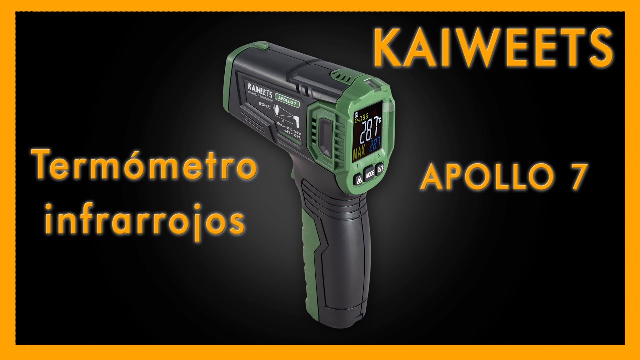 APOLLO 7 TERMÓMETRO INFRARROJOS DE KAIWEETS REVIEW YouTube