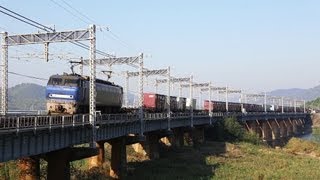EF200-12牽引 コンテナ貨物列車(フルHD)