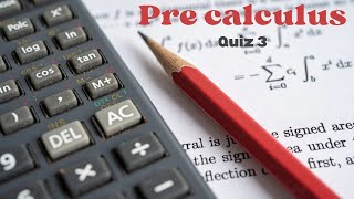 Quiz 3| Piecewise Functions| Pre- Calculus | Mathematics planet