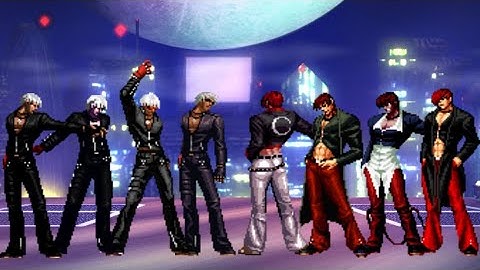 [KOF MUGEN] K Dash Team VS. Iori Yagami Team