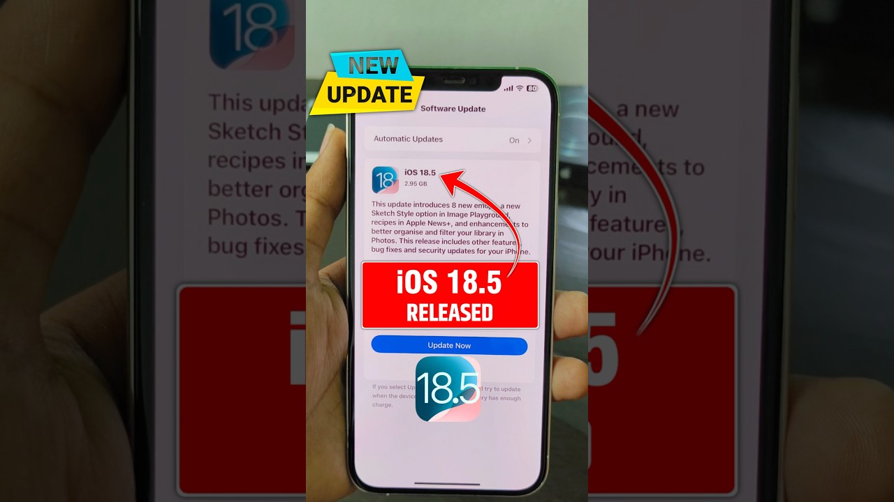 iOS 18.5 Released | What’s New? Feature of ios 18.5 😱