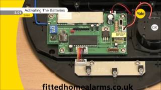 Exclusive Yale 6200 Alarm - Activating Batteries Details