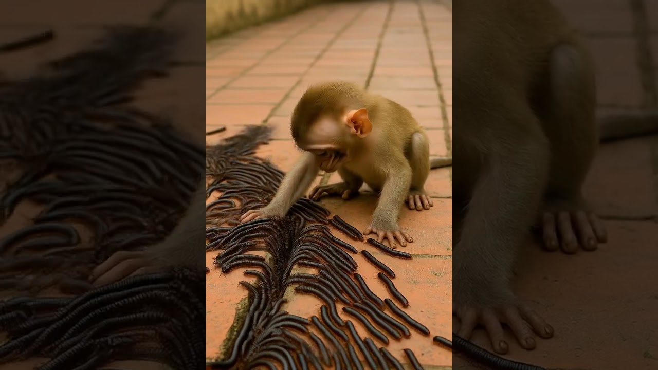 Thousand Legs Freak Out Monkey
