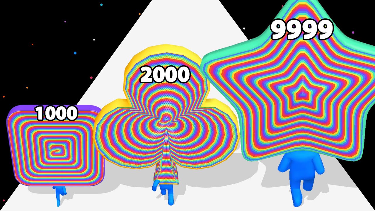 LAYER MAN 3D - ASMR Gameplay (Level Up Big Head Man Run) Max Level!