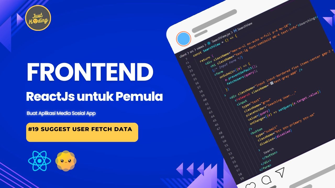 Belajar ReactJS Frontend #19 | Implementasi Fitur Rekomendasi User ...