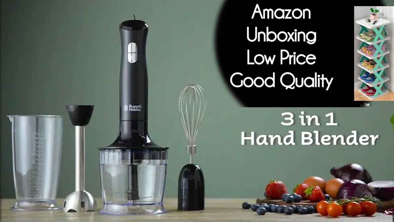 Hand Blender Rack Hand Mixer Unboxing Review||Hand Blender Online shopping||Kitchen ...