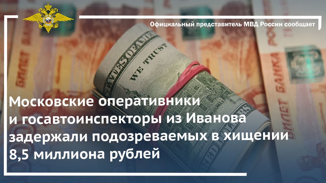 Ирина Волк: Задержаны подозреваемые в хищении 8,5 миллиона рублей