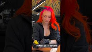 Check Out  The Timelapse Of Portrait Of A Pet tattoo By Artist lucegrey