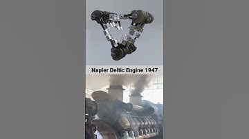 Napier Deltic Engine 1947 working principle / Old train engine #automobile #technology #trainengine
