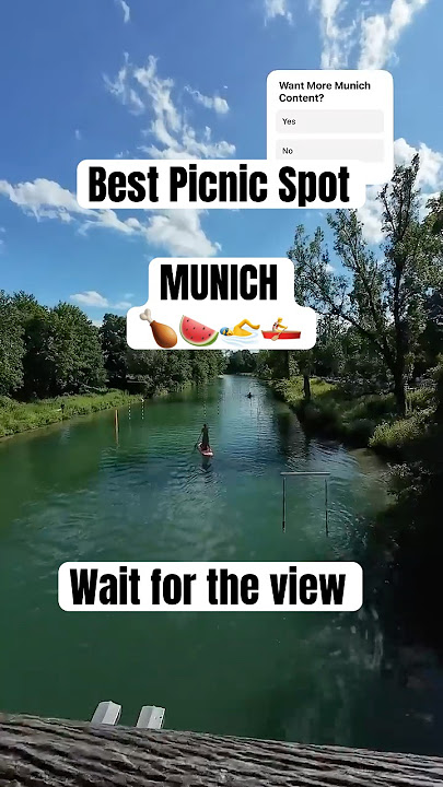 Best Picnic Spot Munich - Thalkirchen & Isarriver 🇩🇪 #münchen #germanytravelguide #travel #summer