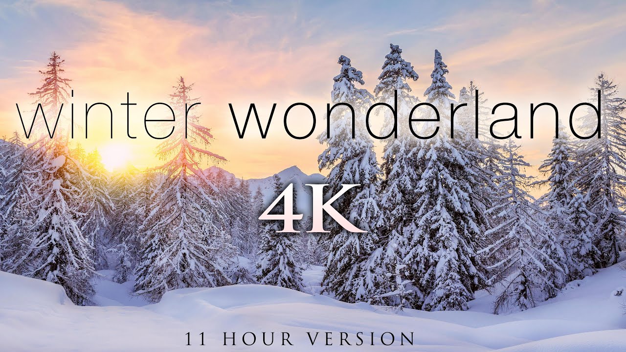 The Alps 4K Amazing Winter Film - Meditation Relaxing Music - Beautiful Wonderland Winter