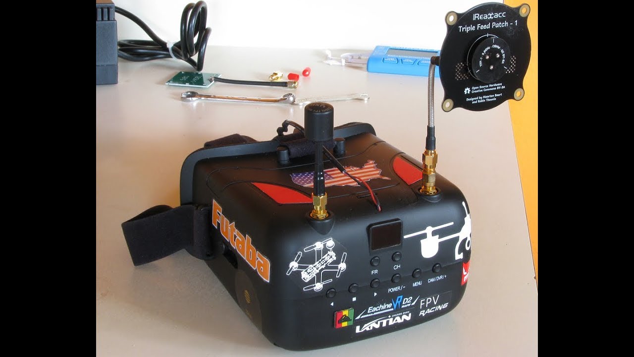 Realacc Triple Feed Patch 9.4dBi FPV antenna from banggood