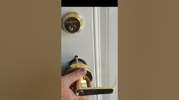 Proper Lever Lock Installation #shorts