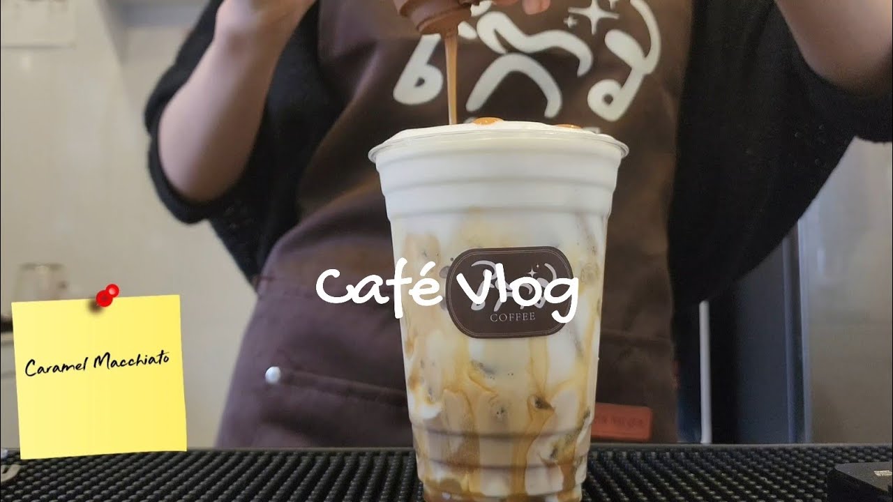  Relaxing Café Vlog / asmr 