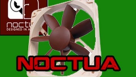 Noctua NF-S12B Case Fan Review & Demo!