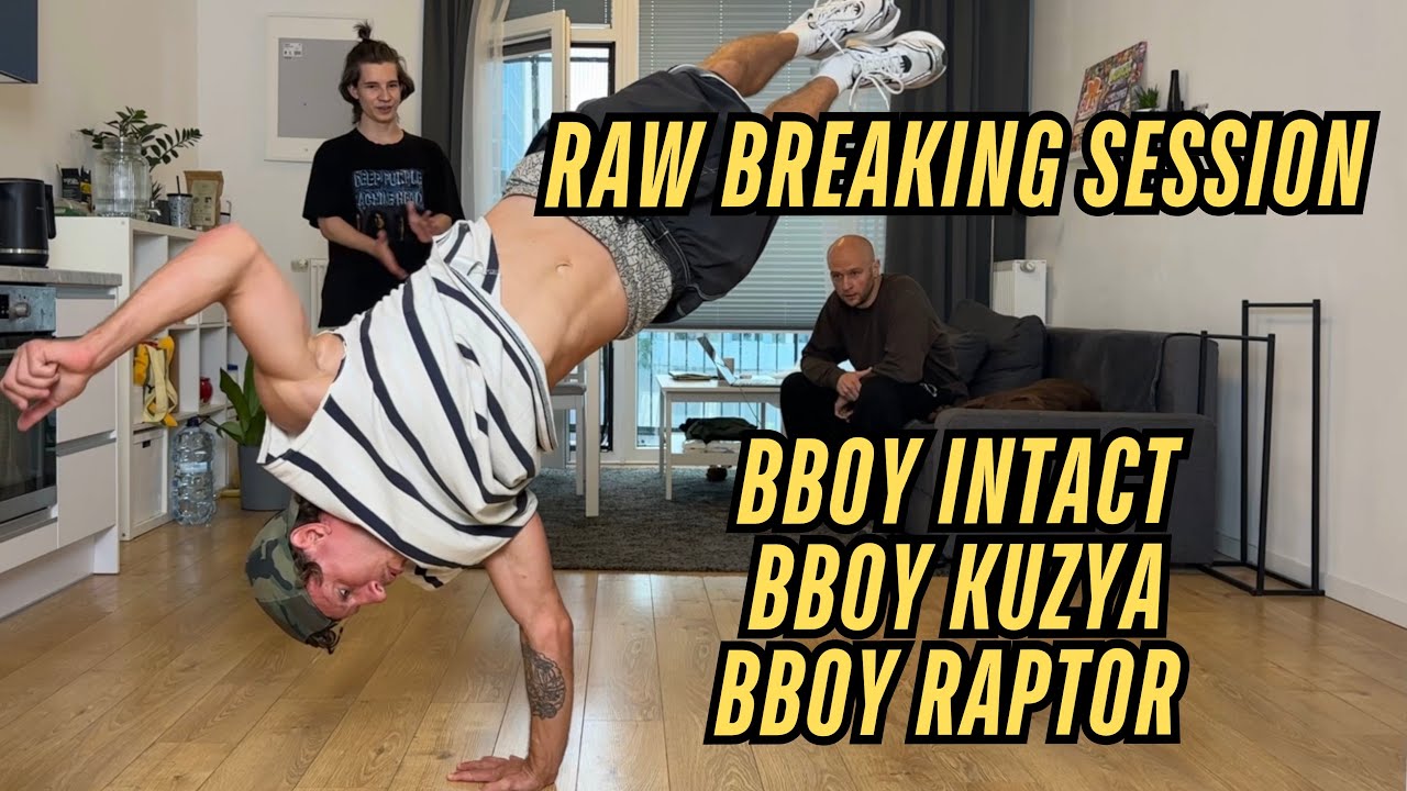 Raw and uncut breaking session // bboy Intact, Kuzya, Raptor 2025