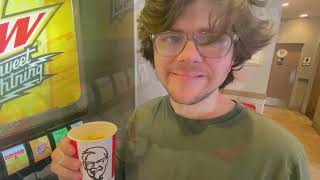 Tasting MTN DEW Sweet Lightning | Only At KFC
