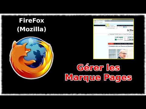 Tuto Mozilla FireFox - Gérer les Maque Pages