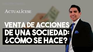 Trámite de compra y venta de acciones