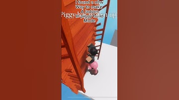 New way to make a ladder in piggy build mode 🪜#shorts