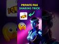 🔐 Private File Sharing Trick #shorts #viralshorts #secrethacks #tech #ai